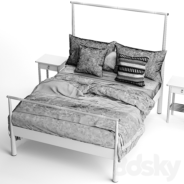 GJÖRA Bed frame 3DSMax File - thumbnail 5