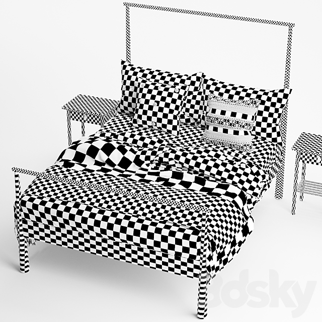 GJÖRA Bed frame 3DSMax File - thumbnail 6