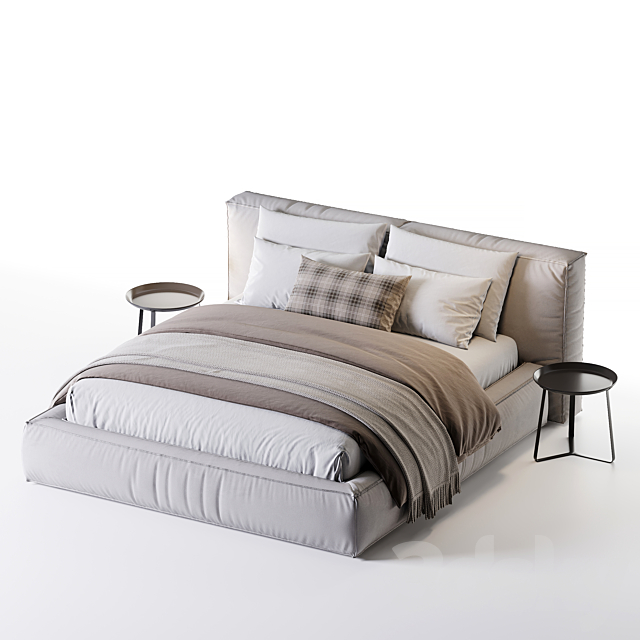 GLAMIS bed by Diotti 3ds Max - thumbnail 3