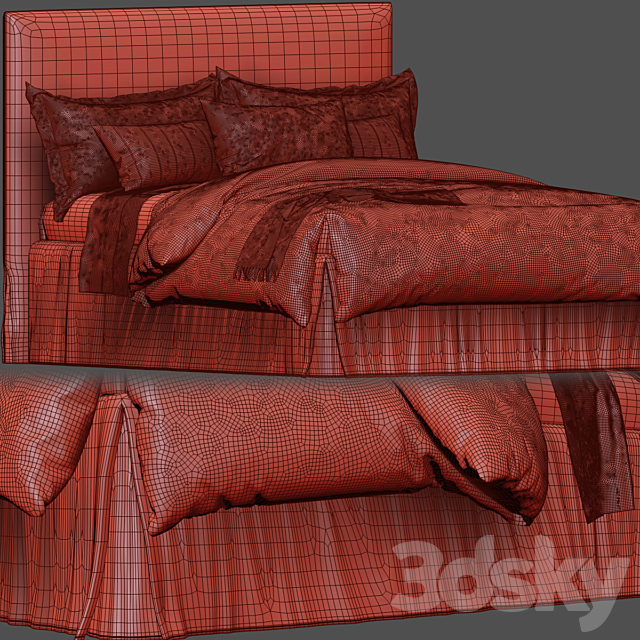 GODFJORD Bed Ikea 3DSMax File - thumbnail 3