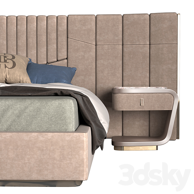 Grilli Prisma Bed 3DSMax File - thumbnail 3