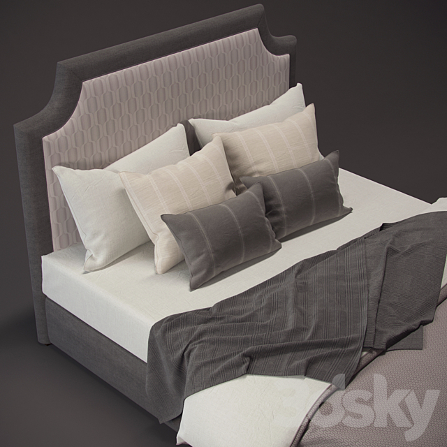 H59F bedframe 3DSMax File - thumbnail 3