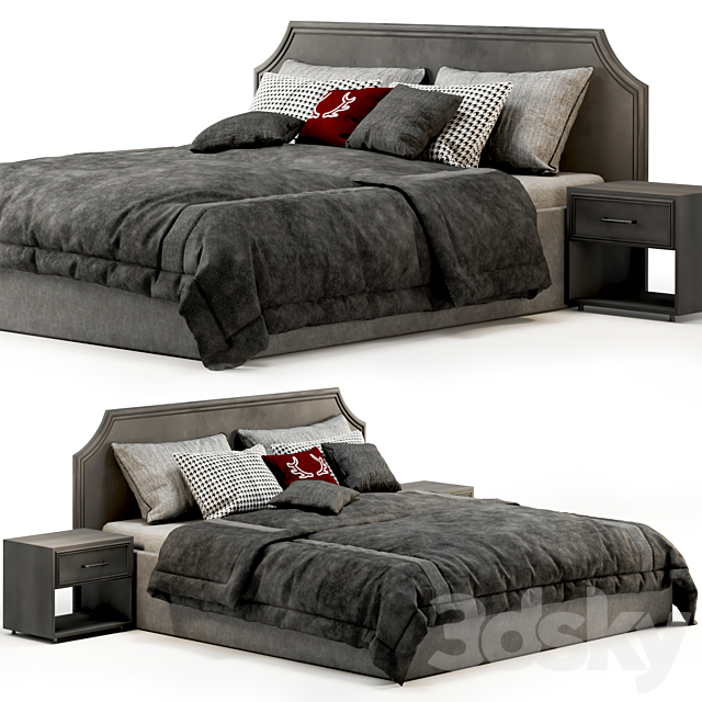 Hamilton bed 3DSMax File - thumbnail 1