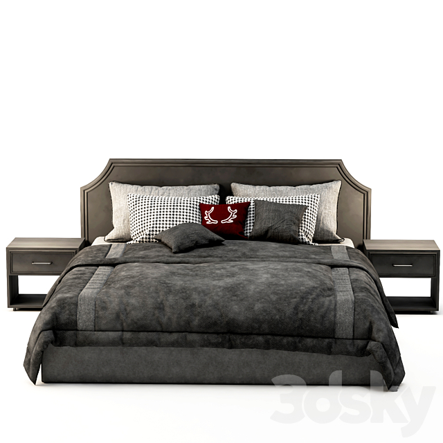 Hamilton bed 3DSMax File - thumbnail 2