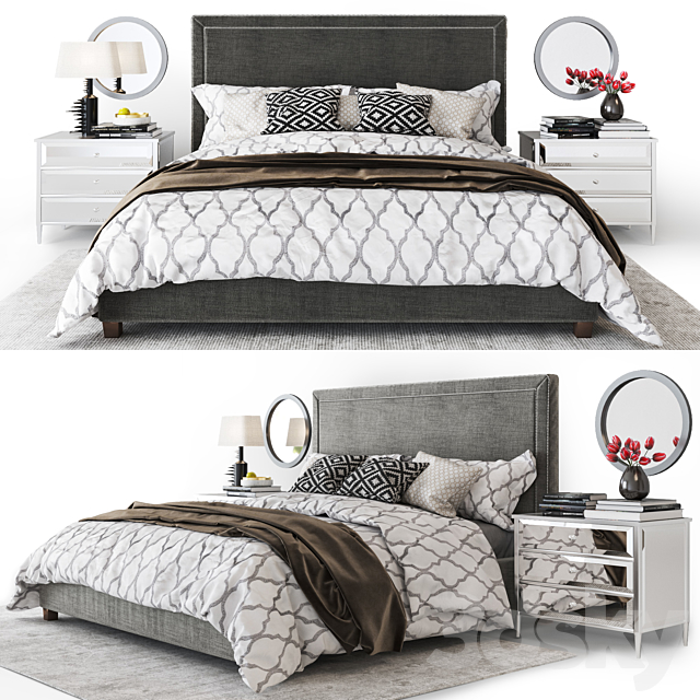 Hamilton Bed by Vernon Flannel 3DSMax File - thumbnail 1