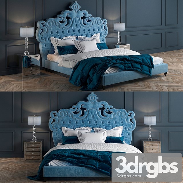 Haute house julia bed 2 3dsmax Download - thumbnail 1