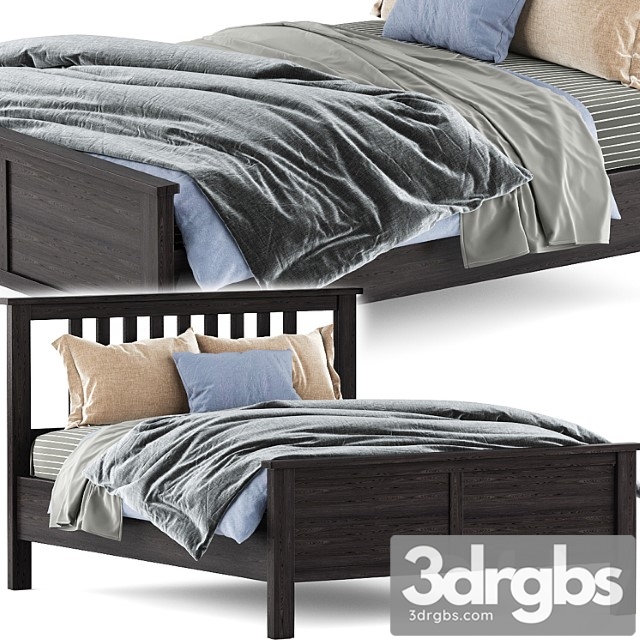 Hemnes bed ikea 2 3dsmax Download - thumbnail 1