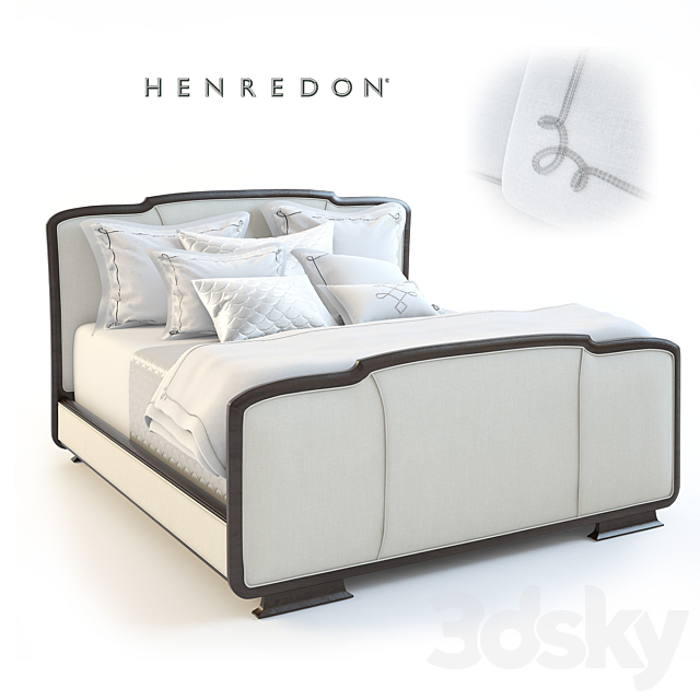 Henredon. Barbara Barry. “Reverie Bed” 3DSMax File - thumbnail 1