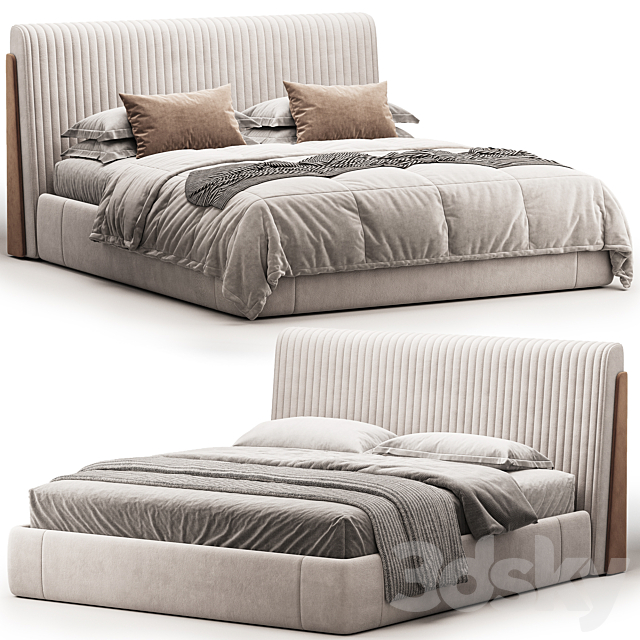 His Bed 3ds Max - thumbnail 1