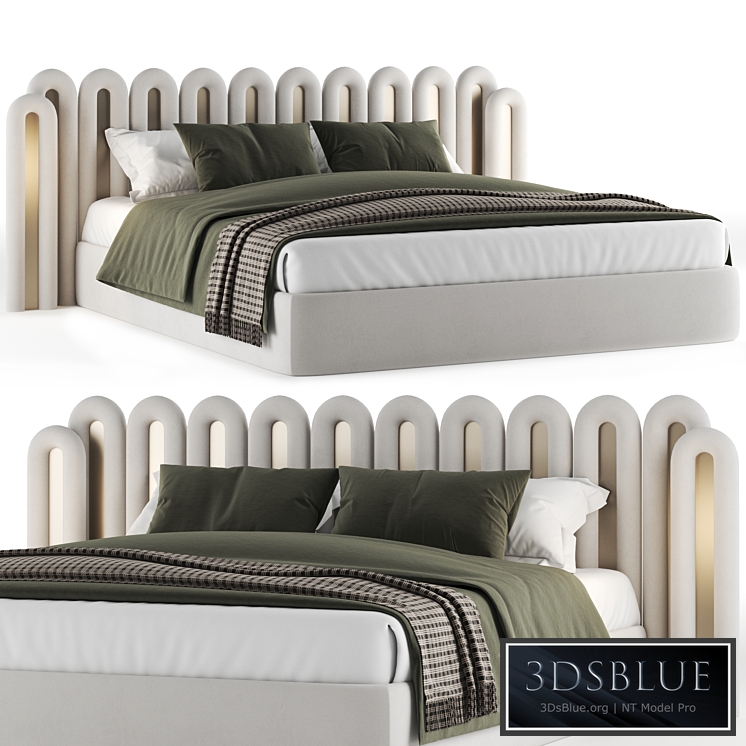 Hommes DEMIZ Bed 3DS Max - thumbnail 3