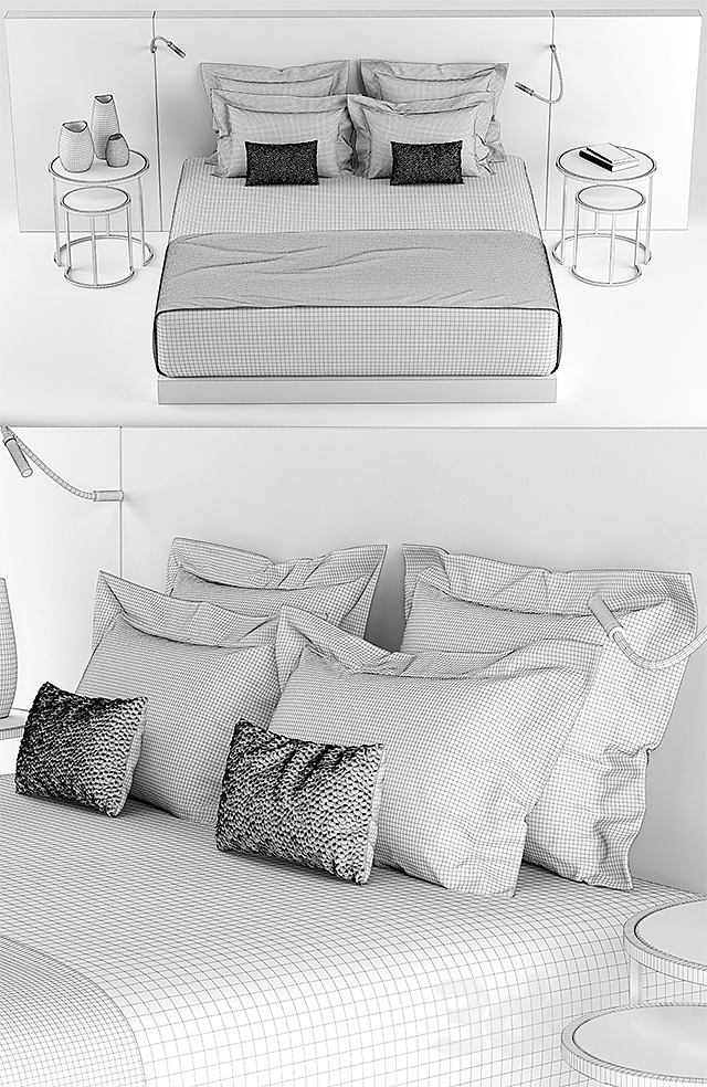 HOTEL BEDDING 3DSMax File - thumbnail 3