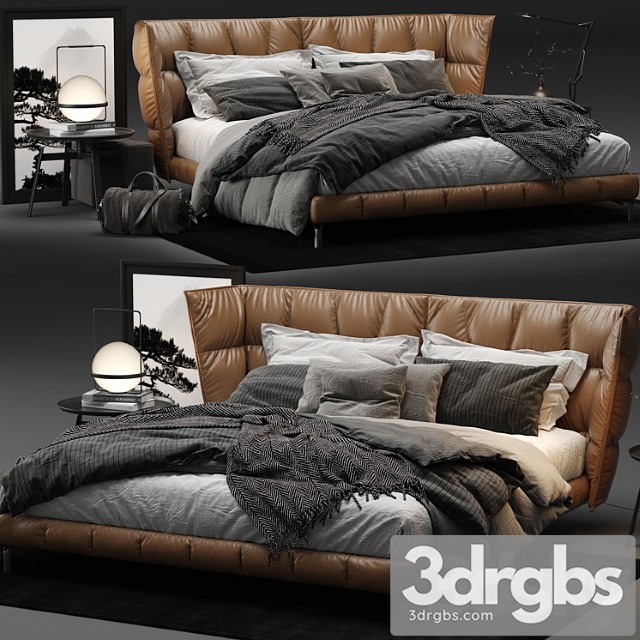 Husk Bed 3dsmax Download - thumbnail 1