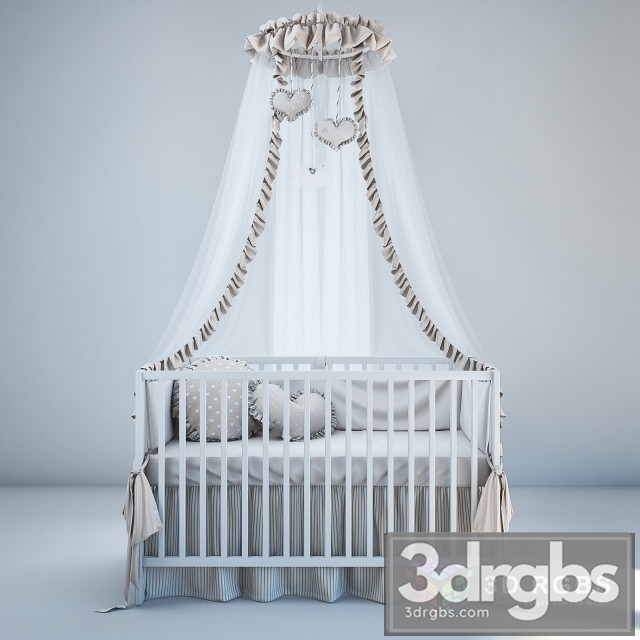 Ikea Bed Nursery 3dsmax Download - thumbnail 1