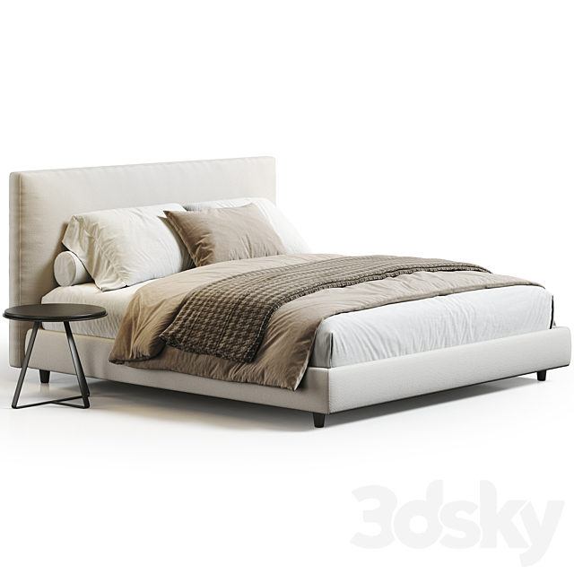 Ikea Dunvik Bed 3ds Max - thumbnail 2