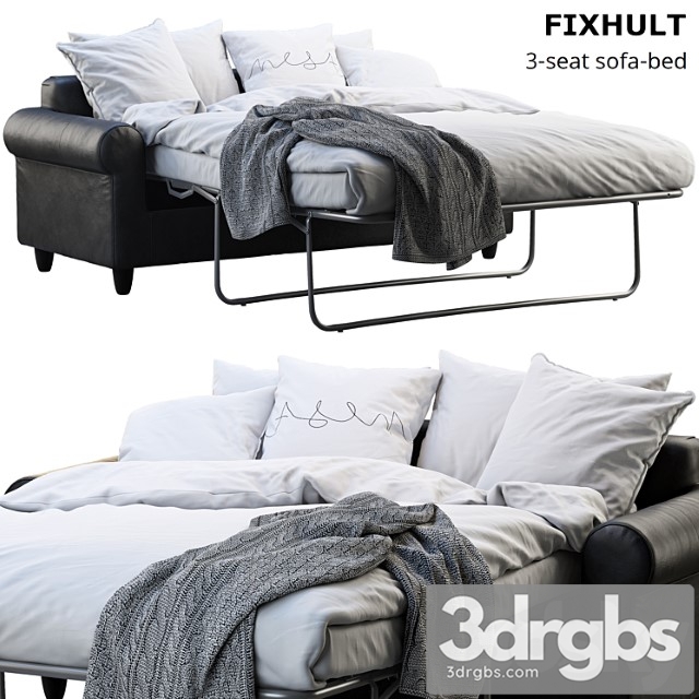 Ikea Fixhult Sofa Bed 3dsmax Download - thumbnail 1