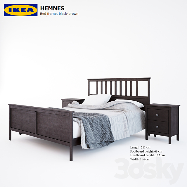 IKEA HEMNES 3ds Max - thumbnail 1