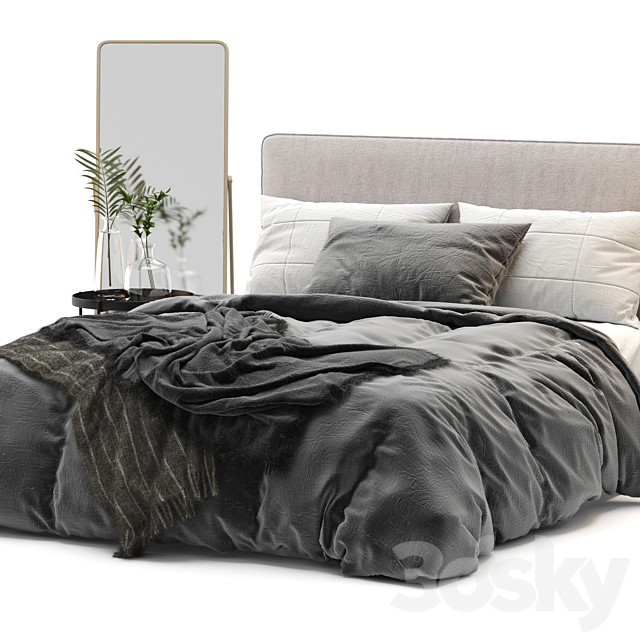 Ikea Lauvik Bed 3DSMax File - thumbnail 2