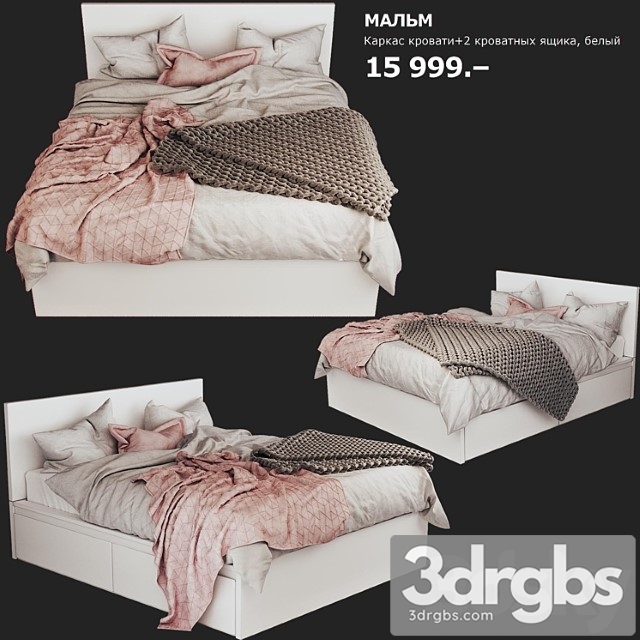 Ikea malm 2 3dsmax Download - thumbnail 1