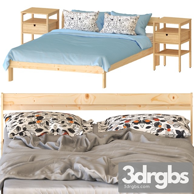 Ikea Neiden Bed 2 3dsmax Download - thumbnail 1