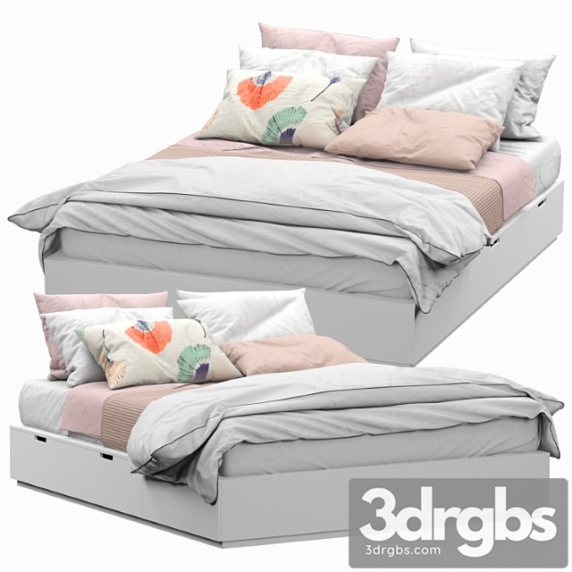 Ikea nordli bed 2 3dsmax Download - thumbnail 1