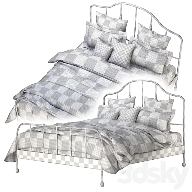 Ikea Sagstua Bed 3DSMax File - thumbnail 3