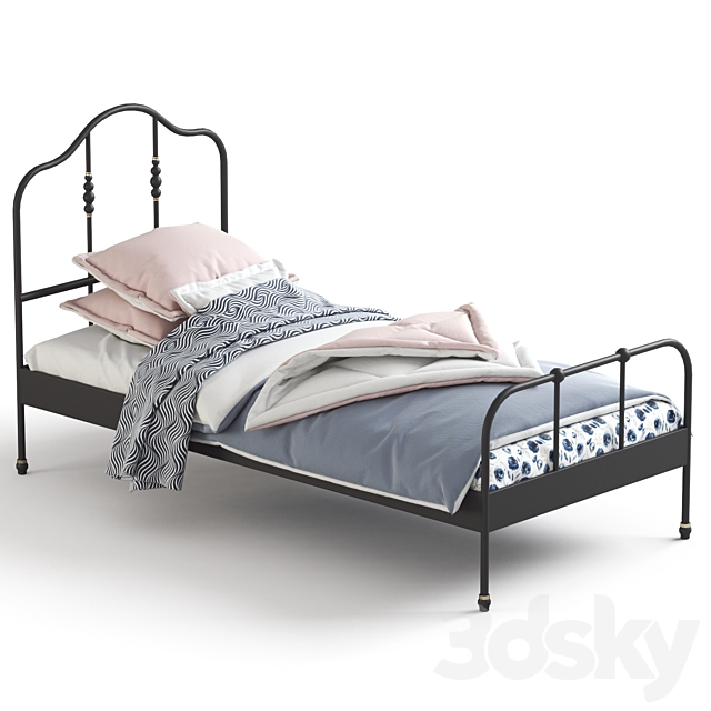 IKEA SAGSTUA Bed 3DSMax File - thumbnail 2