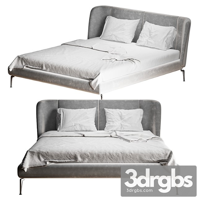 Ikea Tufjord Bed 3dsmax Download - thumbnail 1