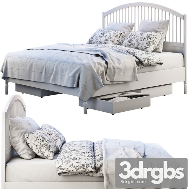 Ikea Tyssedal Bed 3dsmax Download - thumbnail 1