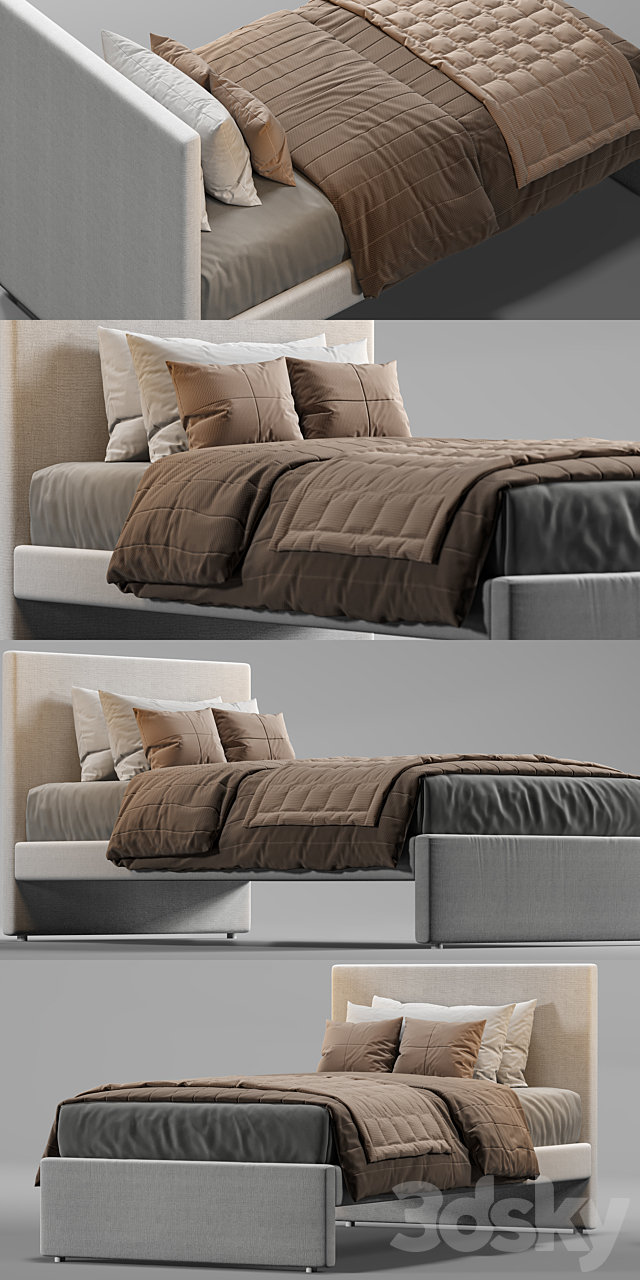 ikea upholsteredbed GLADSTAD IKEA 3DSMax File - thumbnail 5