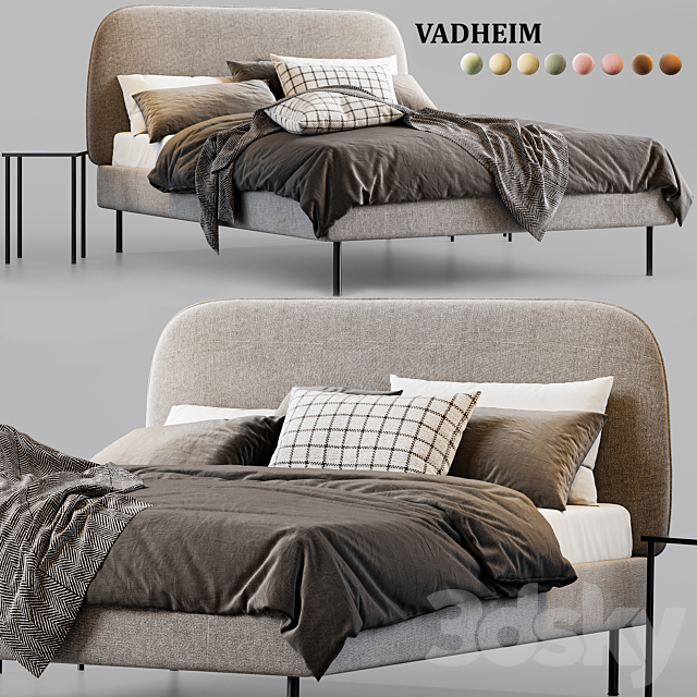 Ikea Wadheim Bed 3DSMax File - thumbnail 1