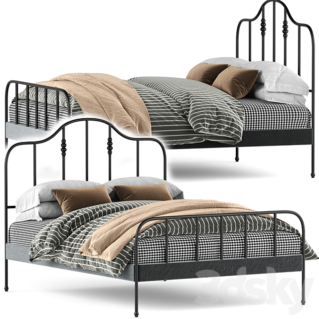 Ikes Sagstua Bed 3DSMax File - thumbnail 1