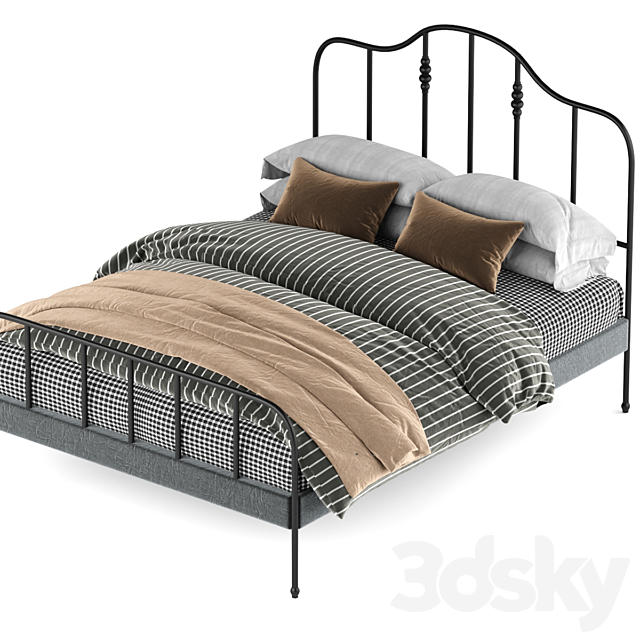 Ikes Sagstua Bed 3DSMax File - thumbnail 2