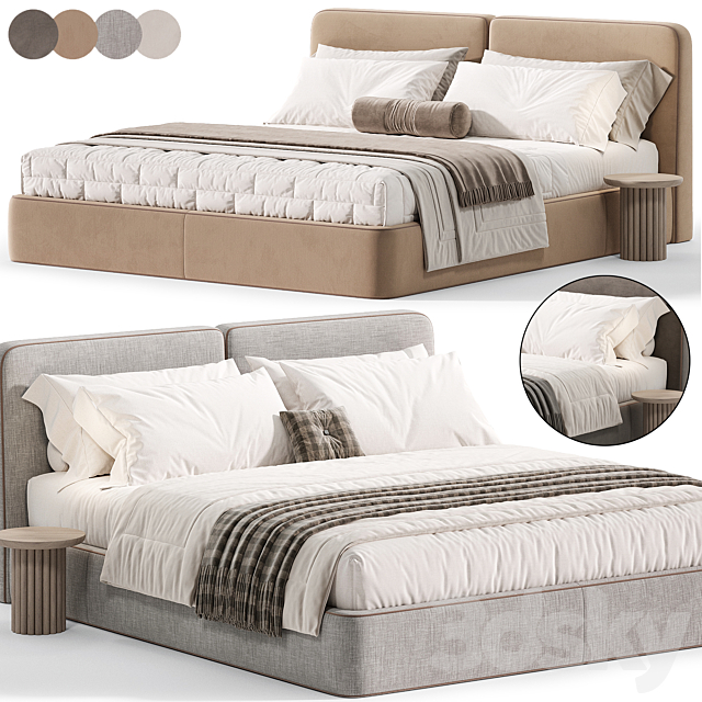 Imole Bed by One Home 3ds Max - thumbnail 3