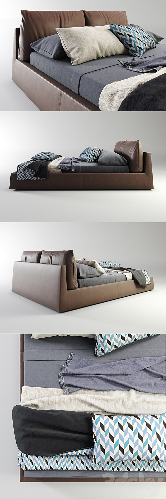 IVANOREDAELLI bed FAJ 3DSMax File - thumbnail 2