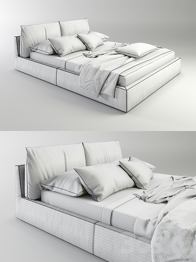 IVANOREDAELLI bed FAJ 3DSMax File - thumbnail 3