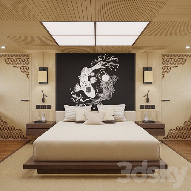 Japanese Bed 3DSMax File - thumbnail 3