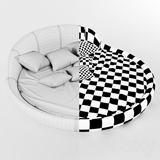 Jazz Night Bed 3DSMax File - thumbnail 2