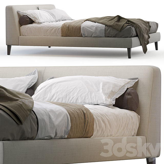 Jesse bed joel 3DSMax File - thumbnail 2