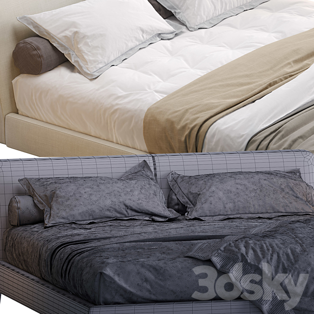 Jesse bed joel 3DSMax File - thumbnail 3