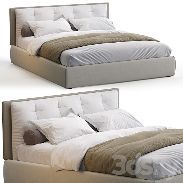 Jesse bed maxim 3DSMax File - thumbnail 1