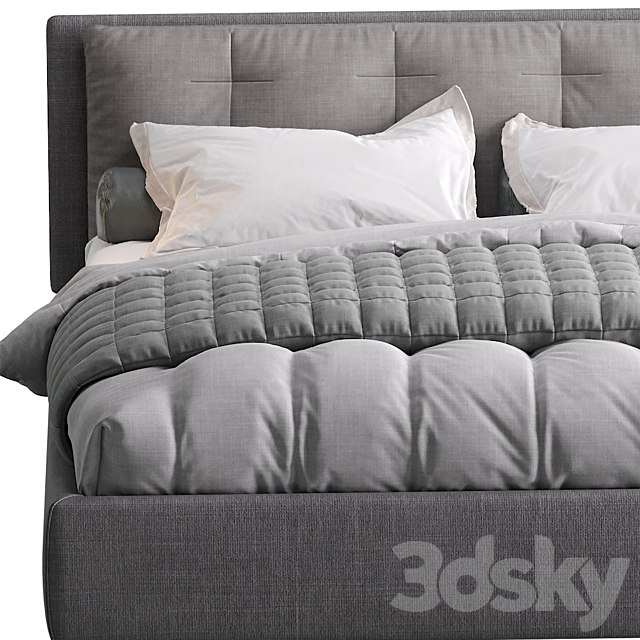 Jesse bed maxim 3DSMax File - thumbnail 4