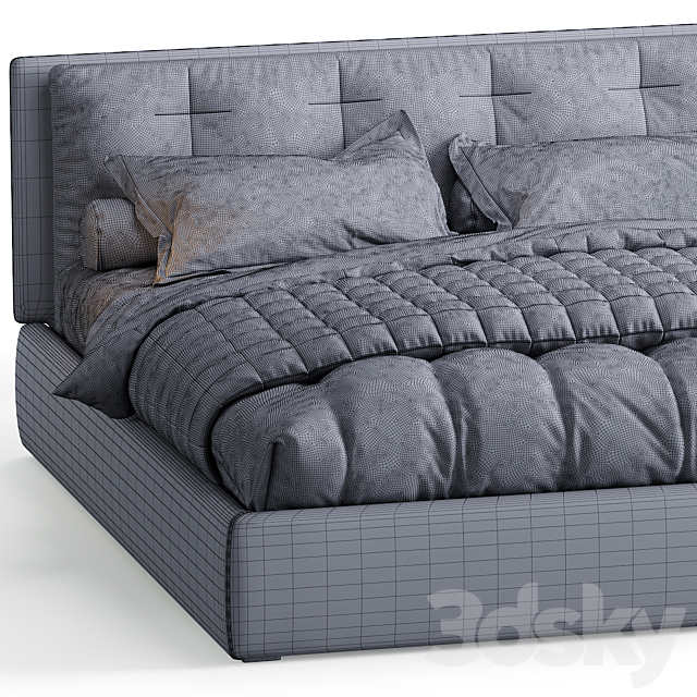 Jesse bed maxim 3DSMax File - thumbnail 5