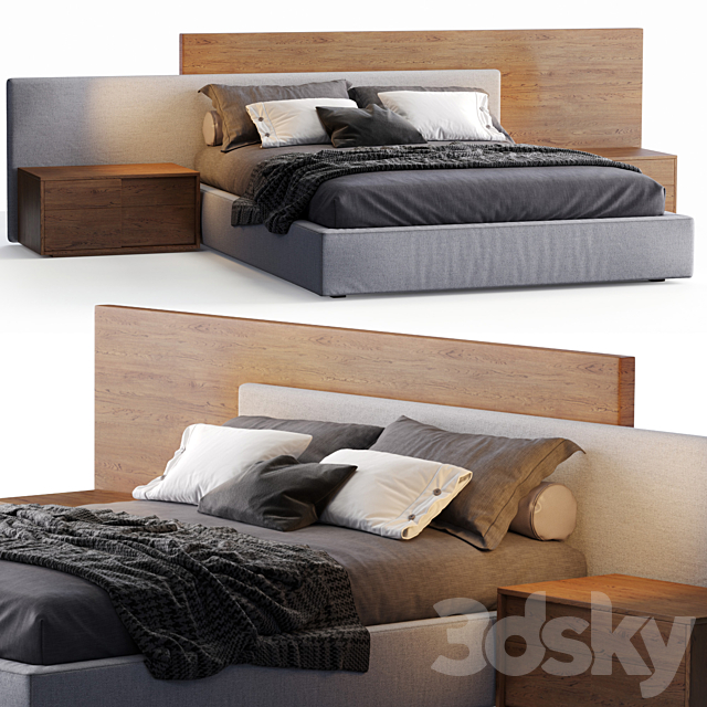 Jesse bed mylove 3DSMax File - thumbnail 1