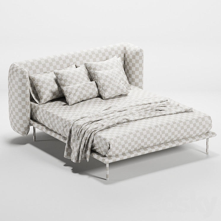 Jill Bed 3DS Max - thumbnail 2