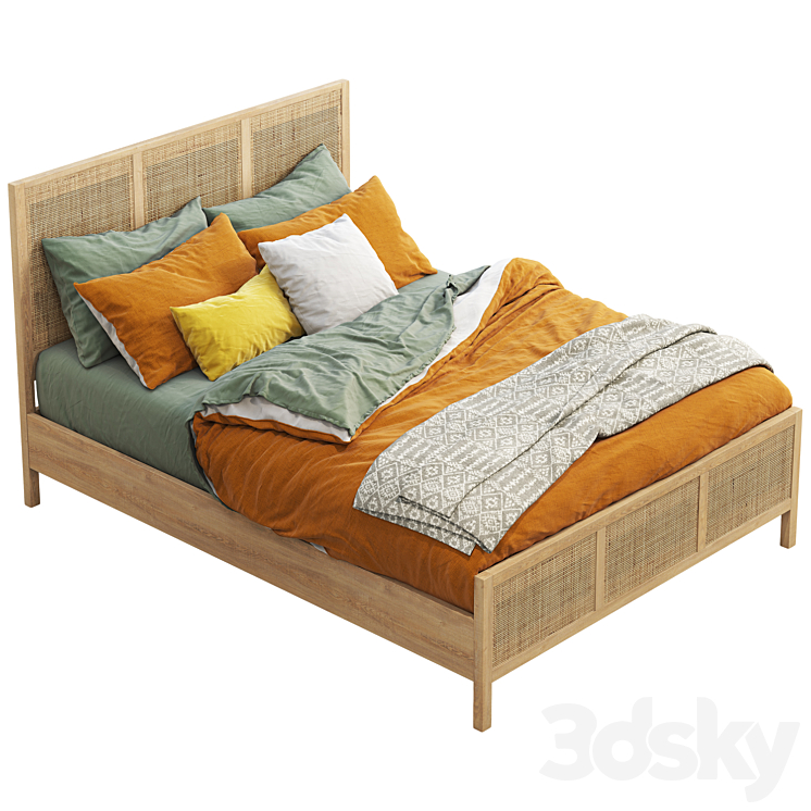 Joybird Florence bed 3DS Max Model - thumbnail 2