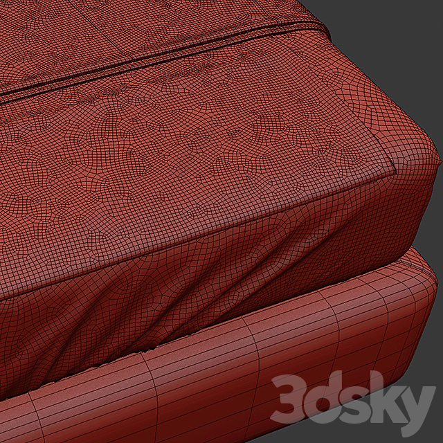 JuliettesInteriors Upholstered Bed 3DSMax File - thumbnail 6