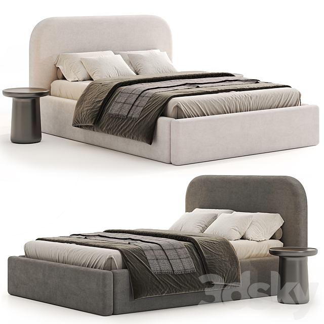 keviya bed by Divan ru 3ds Max - thumbnail 2