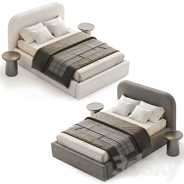 keviya bed by Divan ru 3ds Max - thumbnail 3