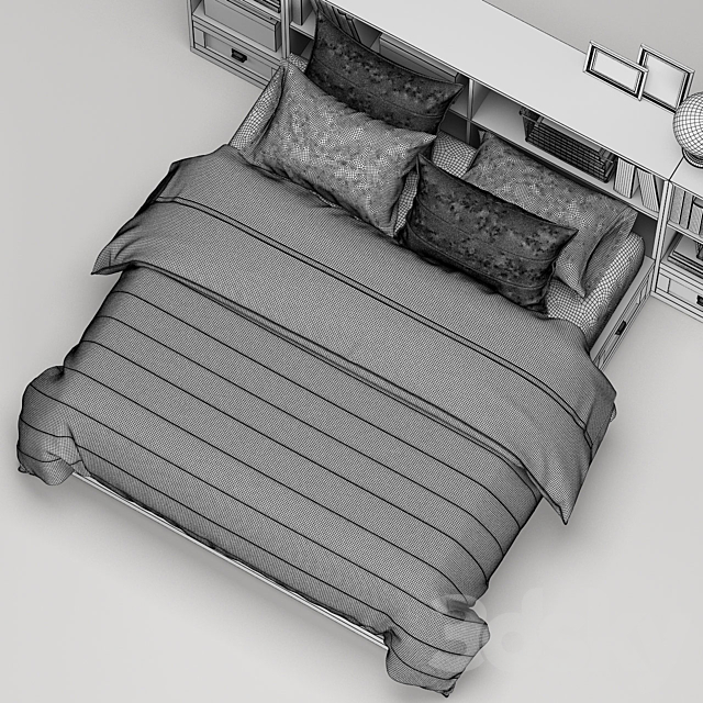 Keynes Storage bed. RH Teen 3DSMax File - thumbnail 3