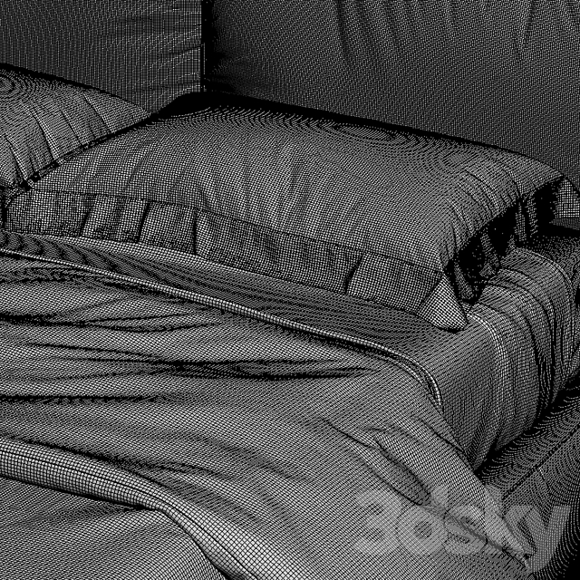 Kico Amore bed vol2 3DSMax File - thumbnail 6